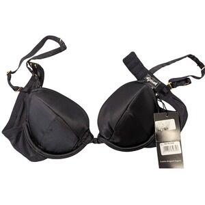 Gossard London Designer Lingerie Black Bra 32A Push Up New With Tags‎